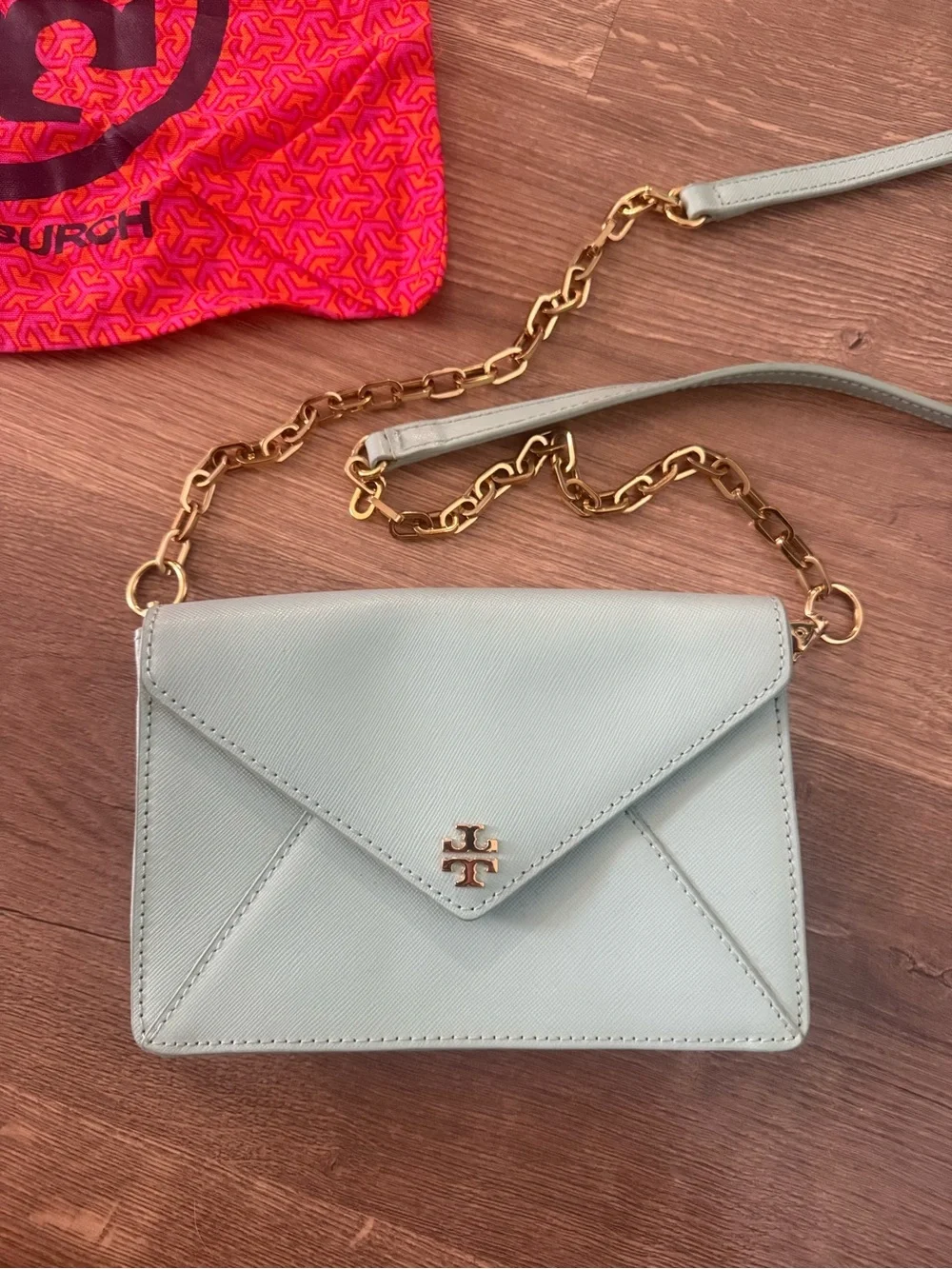 Tory Burch Mint Envelope bag